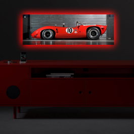 Wallity Cuadro Decorativo en Lienzo Iluminado con LED 30 x 90 cm